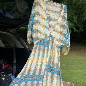 Boho style midi dress